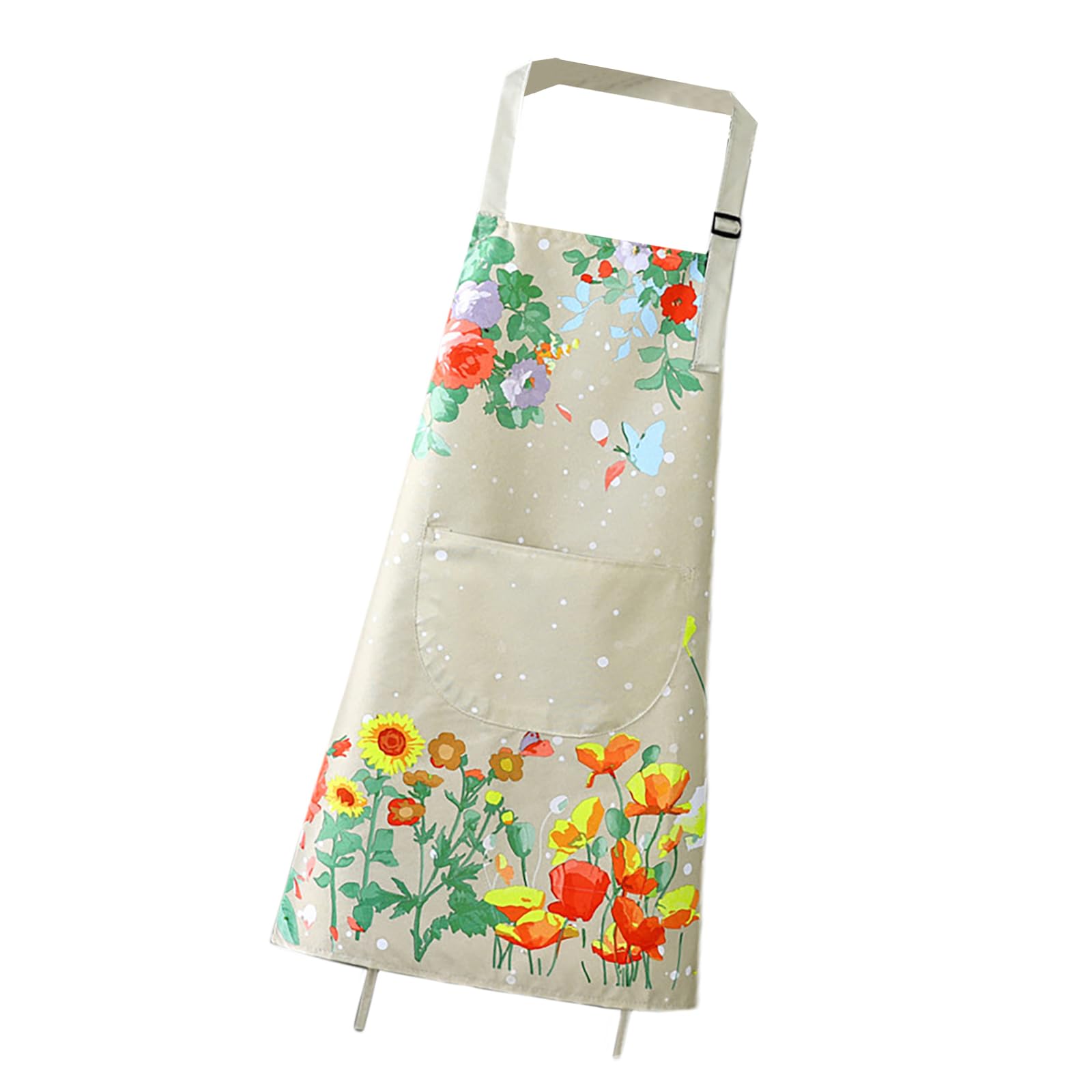 Hvrfjxi White Breathable Apron For Kitchen Cooking And Restaurant Use Pvc Waterproof Cooking Apron Easy To