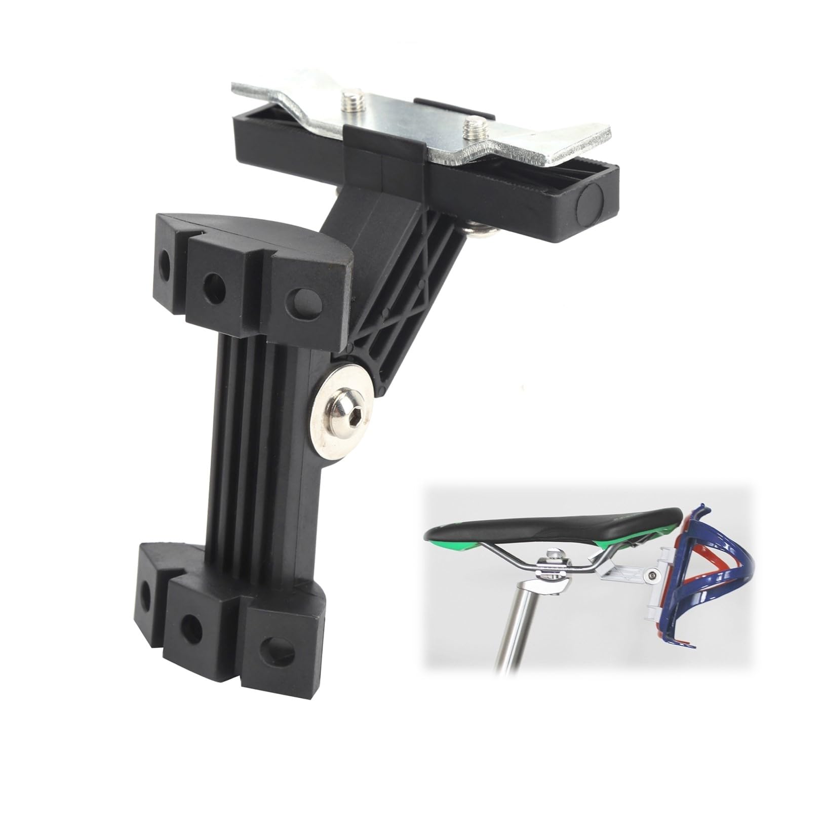 JYNXOR 1 Pezzi Adattatori per portaborraccia per bic,Borraccia per bici base di montaggio,staffe di montaggio per bottiglia d'acqua,per MTB Strada Mountain Bike