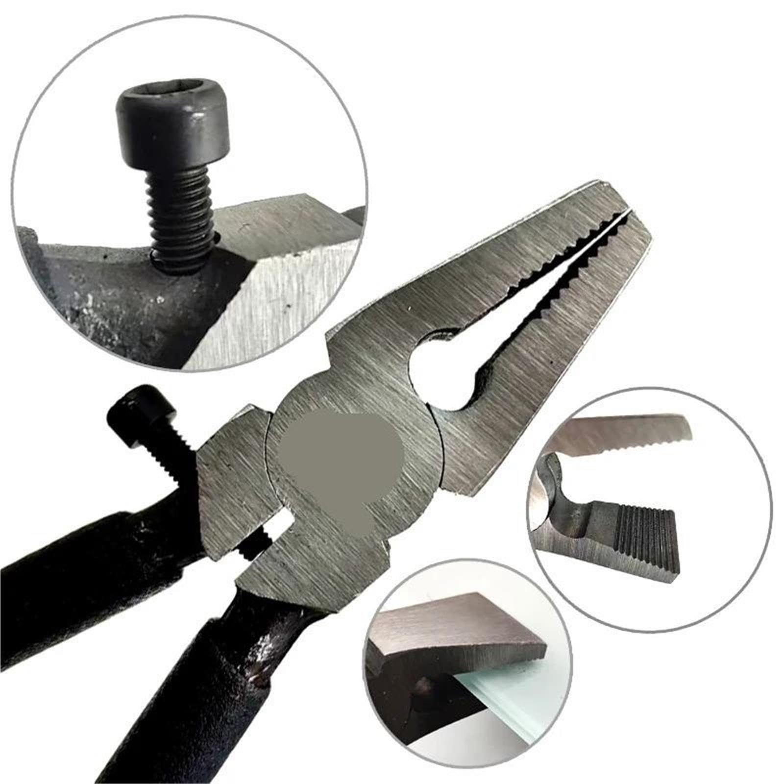 Coupe Verre à Main Kit d'outils en verre 4 pièces, pince à carrelage