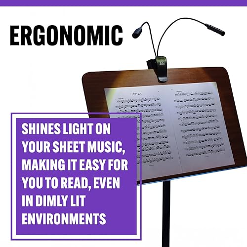 Miniatura 6 de On-Stage LED2224 - Luz de partitura recargable por USB dual