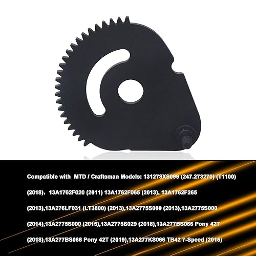 Miniatura 7 de 617-04094 Kit de engranajes de dirección compatible con MTD/Troy-Bilt/Craftsman 61704094 948-0389 - Compatible con los modelos 247288841 247288810