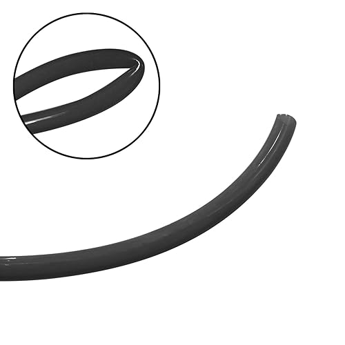 Miniatura 5 de Beduan Tubo de manguera neumática 14 "ID 32.8ft 32.8 ft PU Fluid Air Compressor Tubing Line o transferencia de fluido (negro)