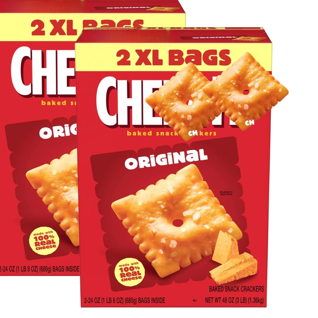 Galletas Original Cheddar Cheese Crackers, 3 lb, 2 bolsas