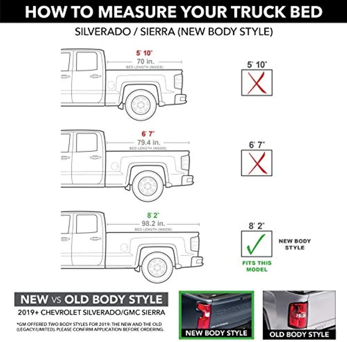 RealTruck Extang Trifecta Toolbox 2.0 Soft Folding Truck Bed Tonneau Cover | 93458 | Fits 2019-2026 Chevy/GMC Silverado/Sierra 1500HD (Does not fit with Factory Side sotrage Box) 8' 2" Bed (98.2")