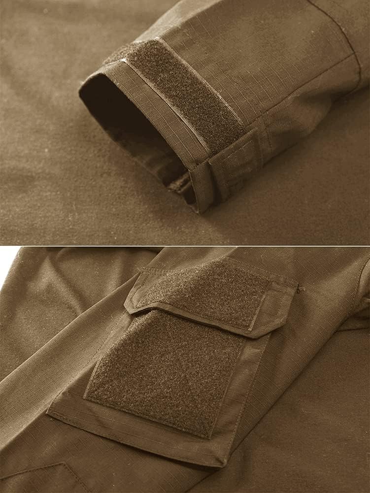 TACVASEN Men's Military Shirts Slim Fit Pullover Long Sleeve 1/4 Zip T-Shirt : Clothing, Shoes & Jewelry