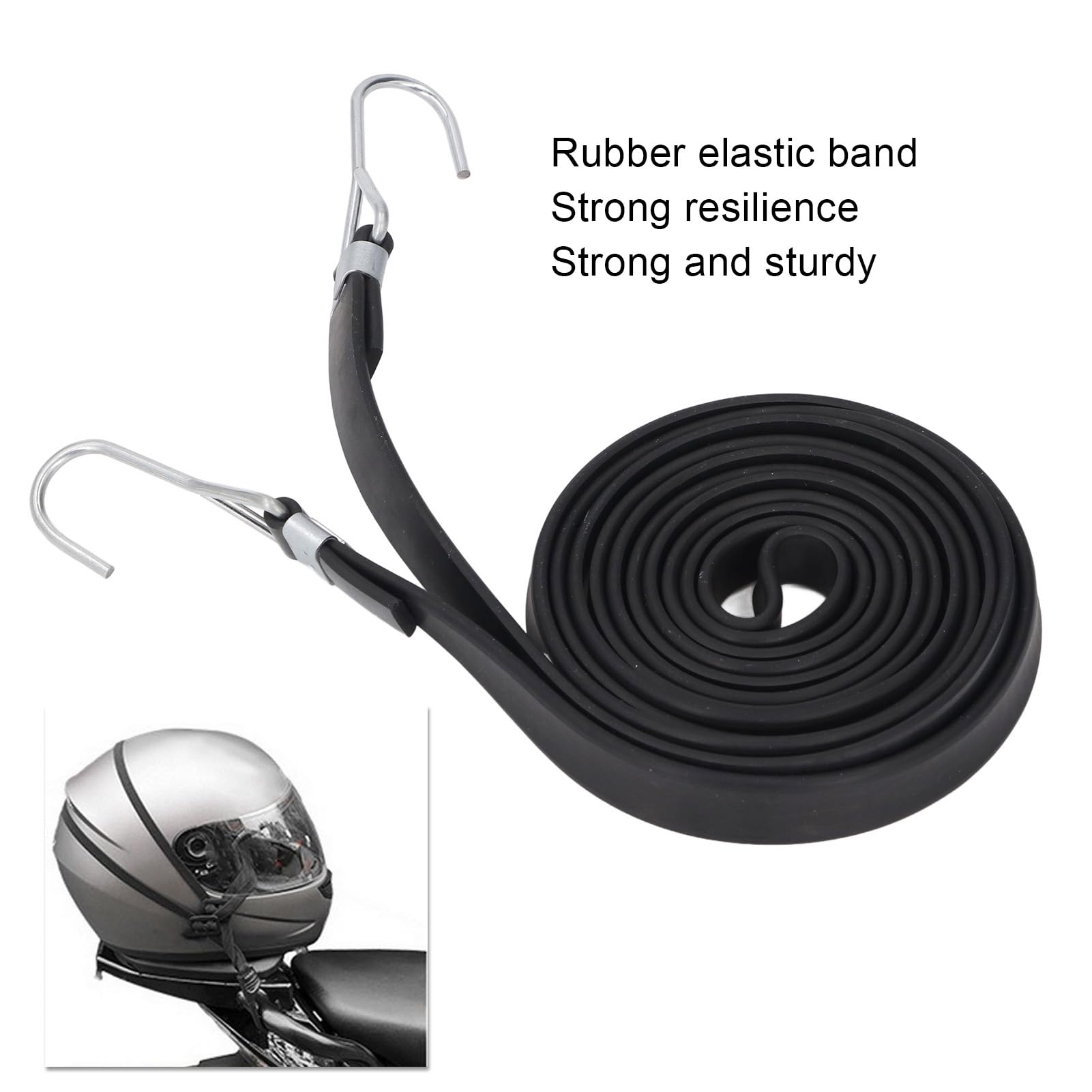Durable Adjustable Bungee Strap 10Pcs Pack, High Elasticity 2cm