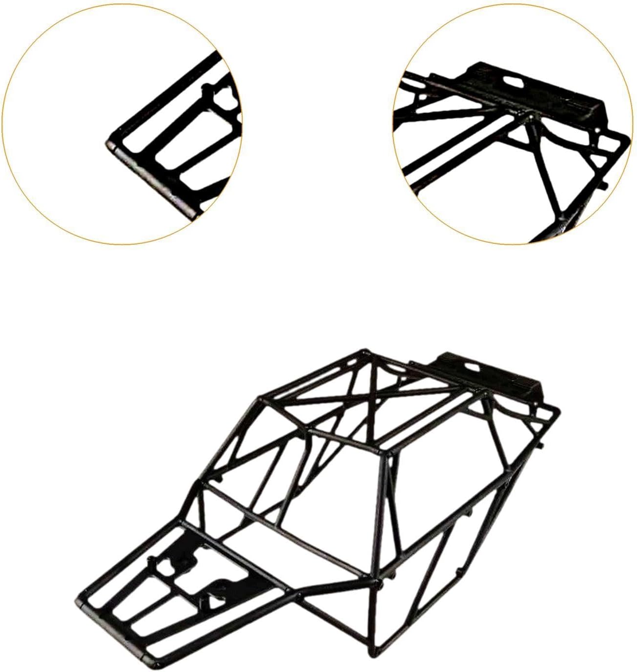 1/10 RC Car Roll Cage Replacements Modification Nylon Body Shell Cover Body Chassis Cover for Rh1043 DIY Model RC Hobby Car