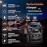 Vista 2 de rexing V1 2.4" LCD FHD 1080p 170 cámara grabadora gran angular para tablero Cámara para tablero con grabación de bucle G-Sensor, WDR