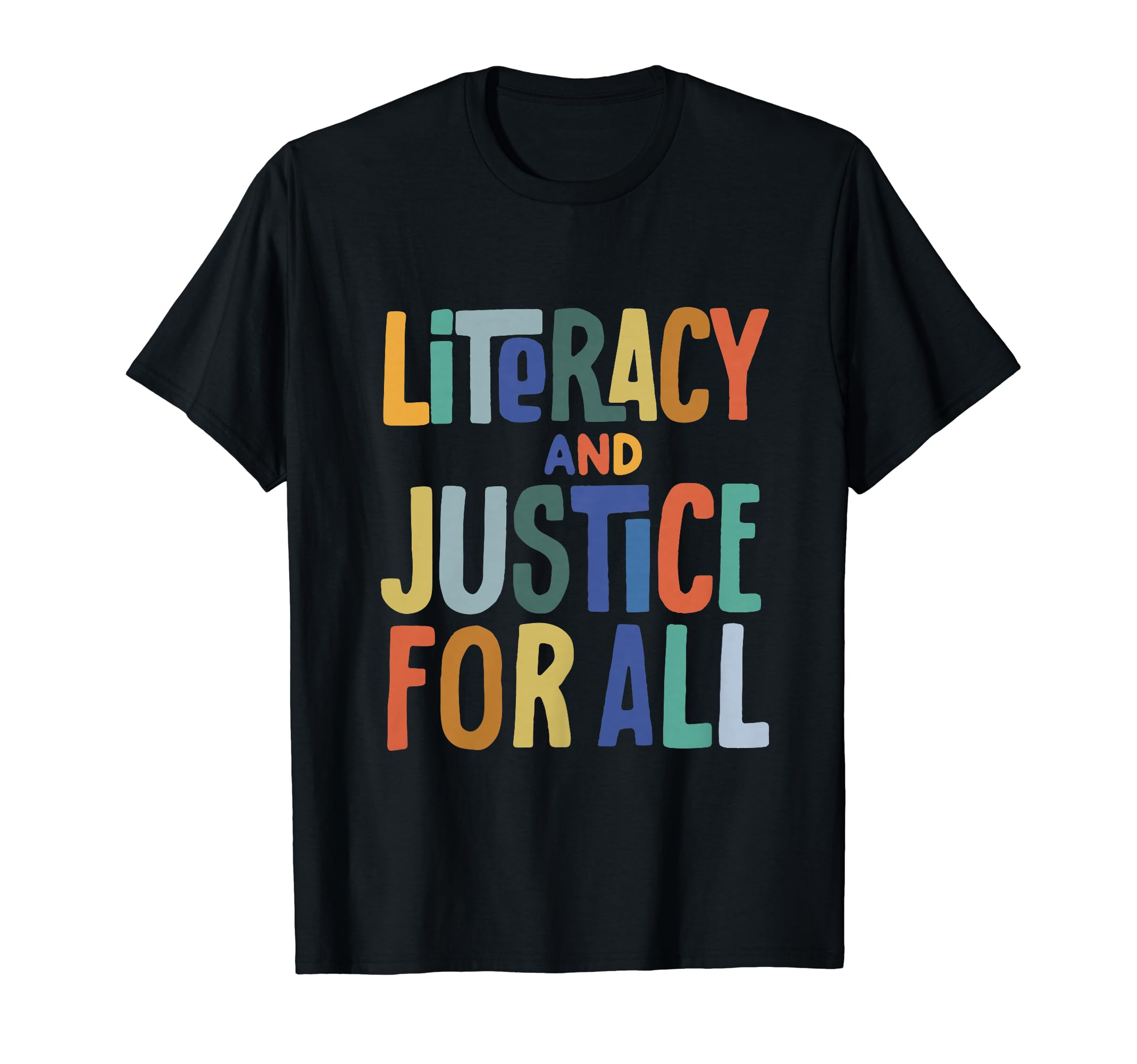 Literacy and Justice for All Protect Libraries Banned Books T-Shirt