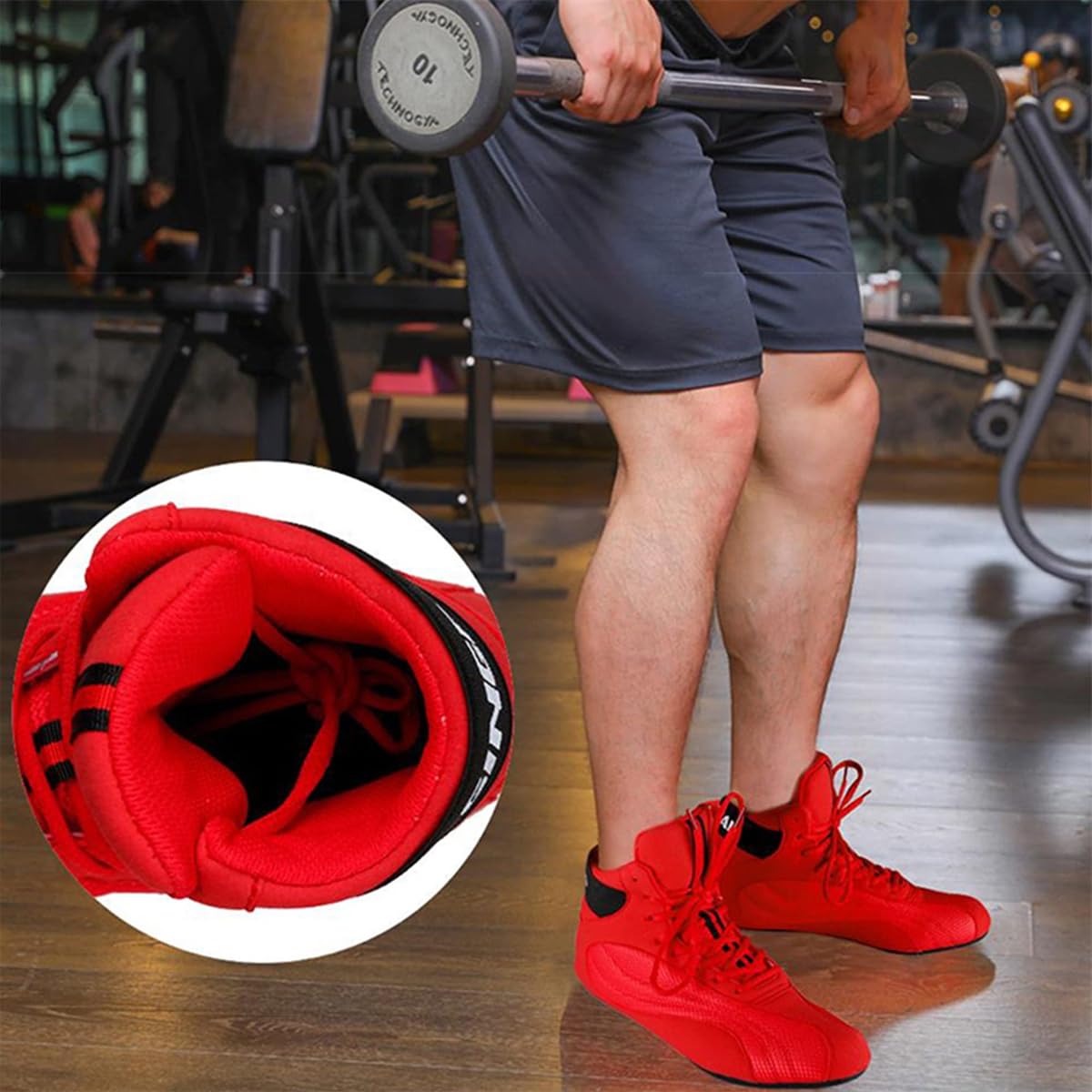 Buty do zapasów i boksu dla mężczyzn, młodzieży i kobiet, lekkie, oddychające, antypoślizgowe, do przysiadów, kulturystyki i treningu fitness