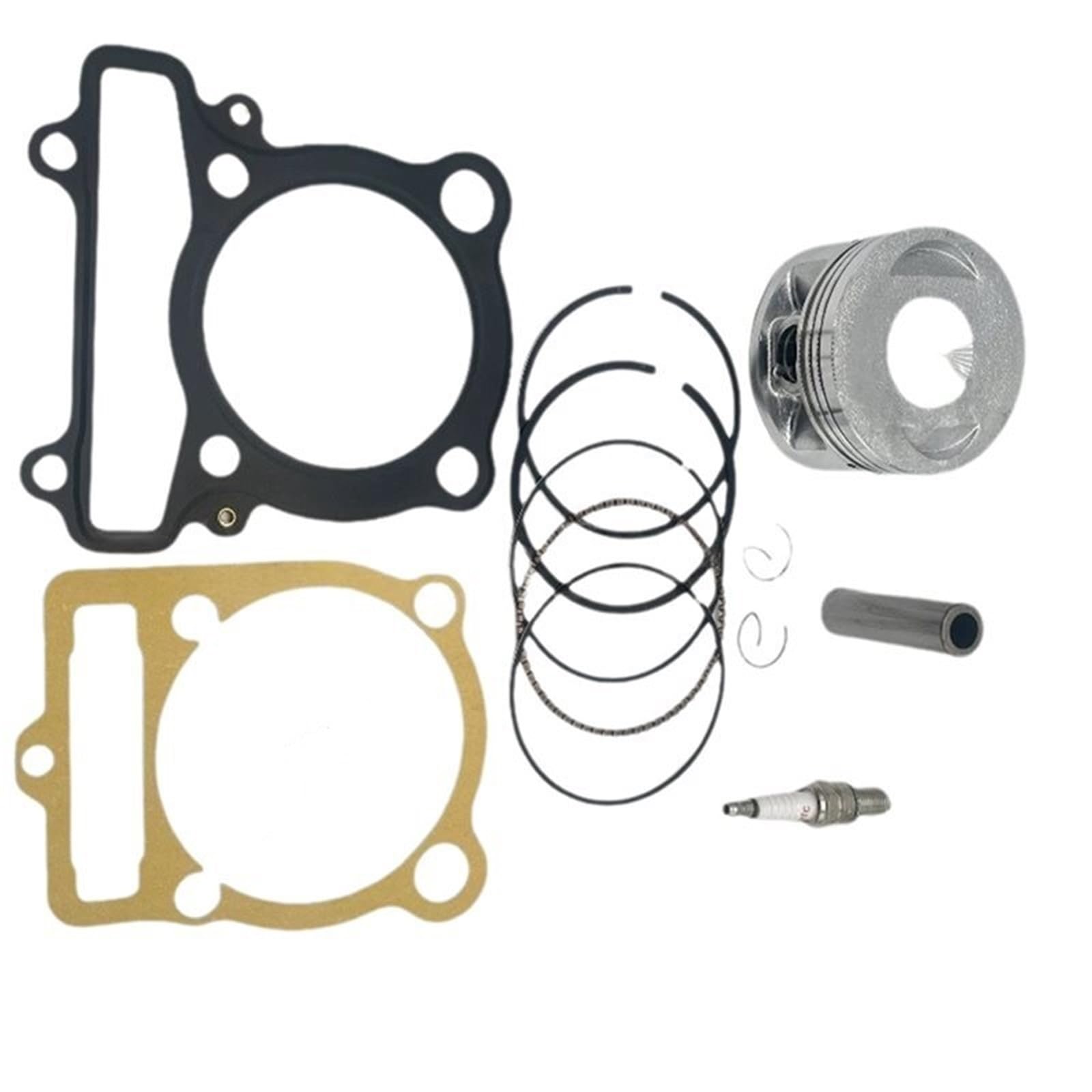 Compatible con Warrior 350 incluye junta, anillo, 1 Juego de manguito de pistón de cilindro de motor