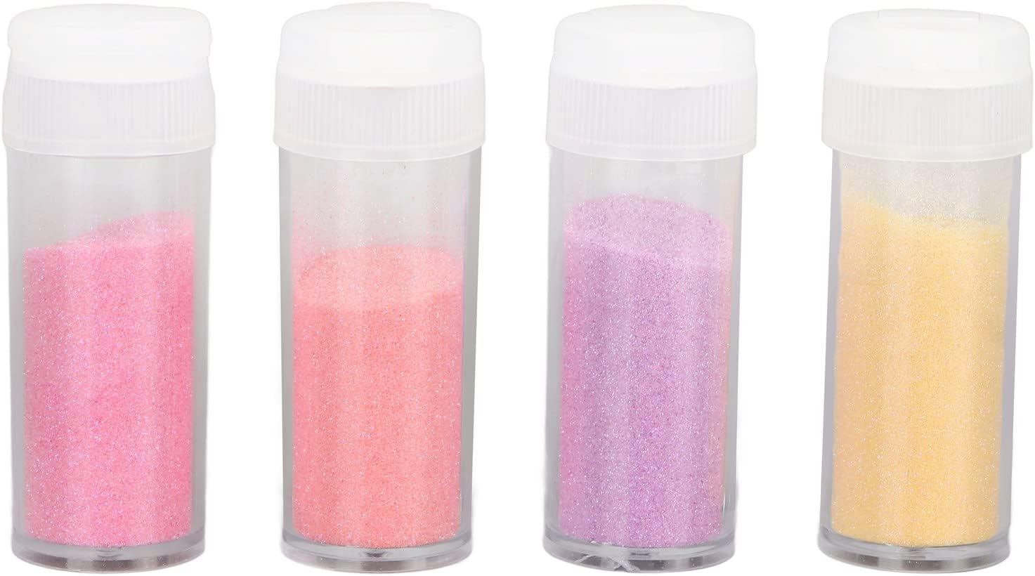 Resin Glitter 8 Colors Fine Craft Glitter Set, High Gloss Aluminum Foil Sealed Glitter for Resin DIY, Nail Art and Coasters Decoration with No Powder Leakage