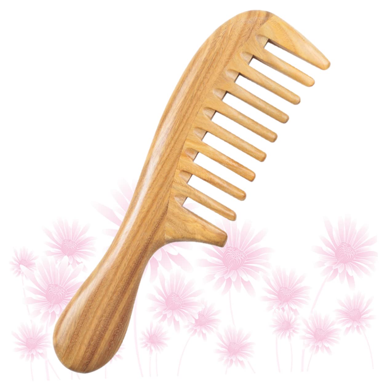 Beaupretty Lot De 2 Peignes De Coiffure En Bois Pour Cheveux - Brosse À Cheveux Statique Pour Le Coiffage Des Amis À La Maison