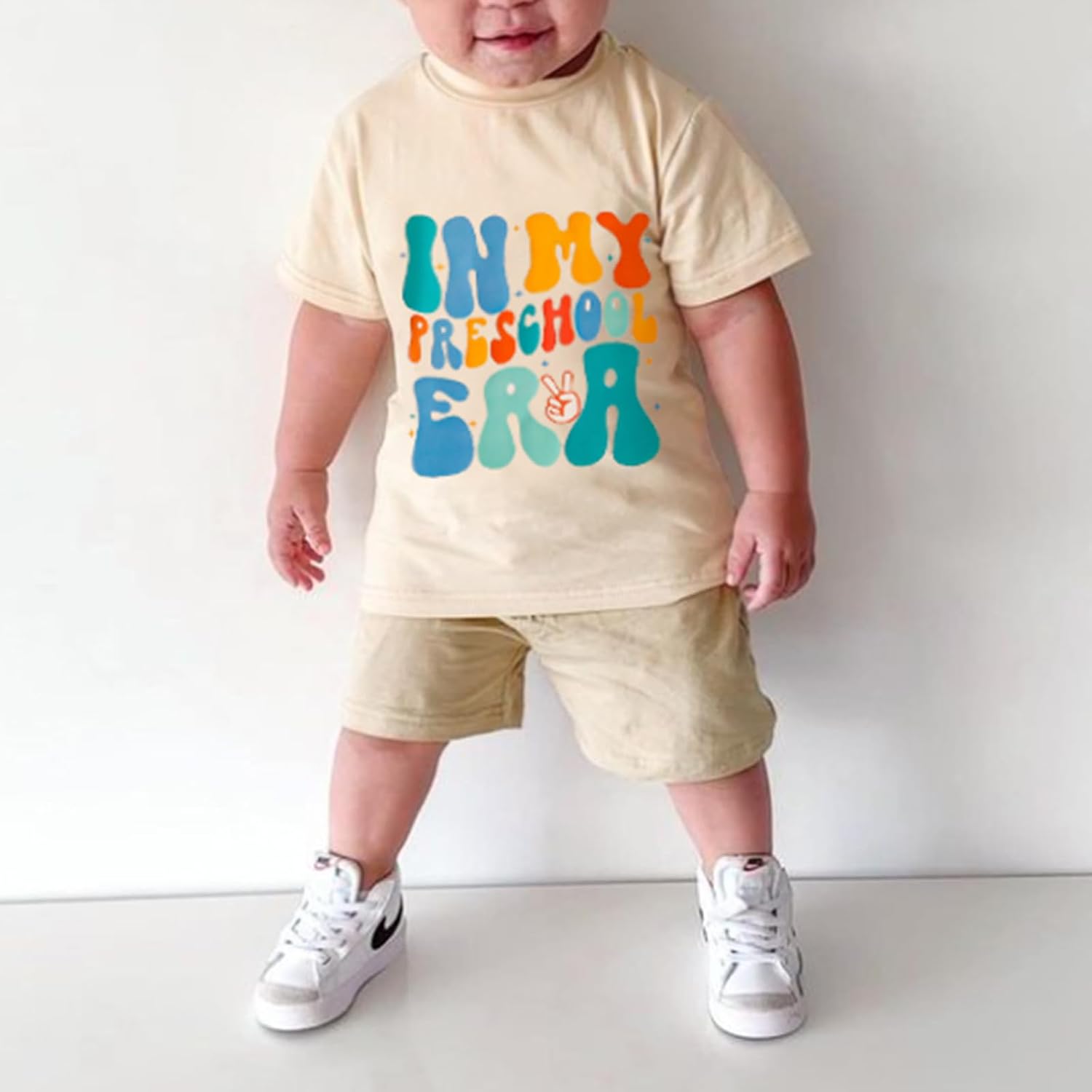 Baby First Day of Preschool Shirt Toddler Kids boy Girl in My Preschool Era Tee Shirt Top Back to School Outfits