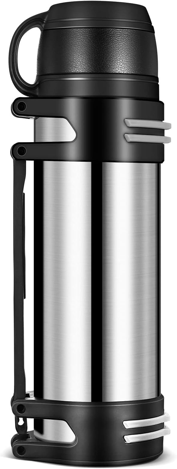 Hangrow Thermo Bottle 1.5 L, Vacuum Insulated Flask for Hot Drinks