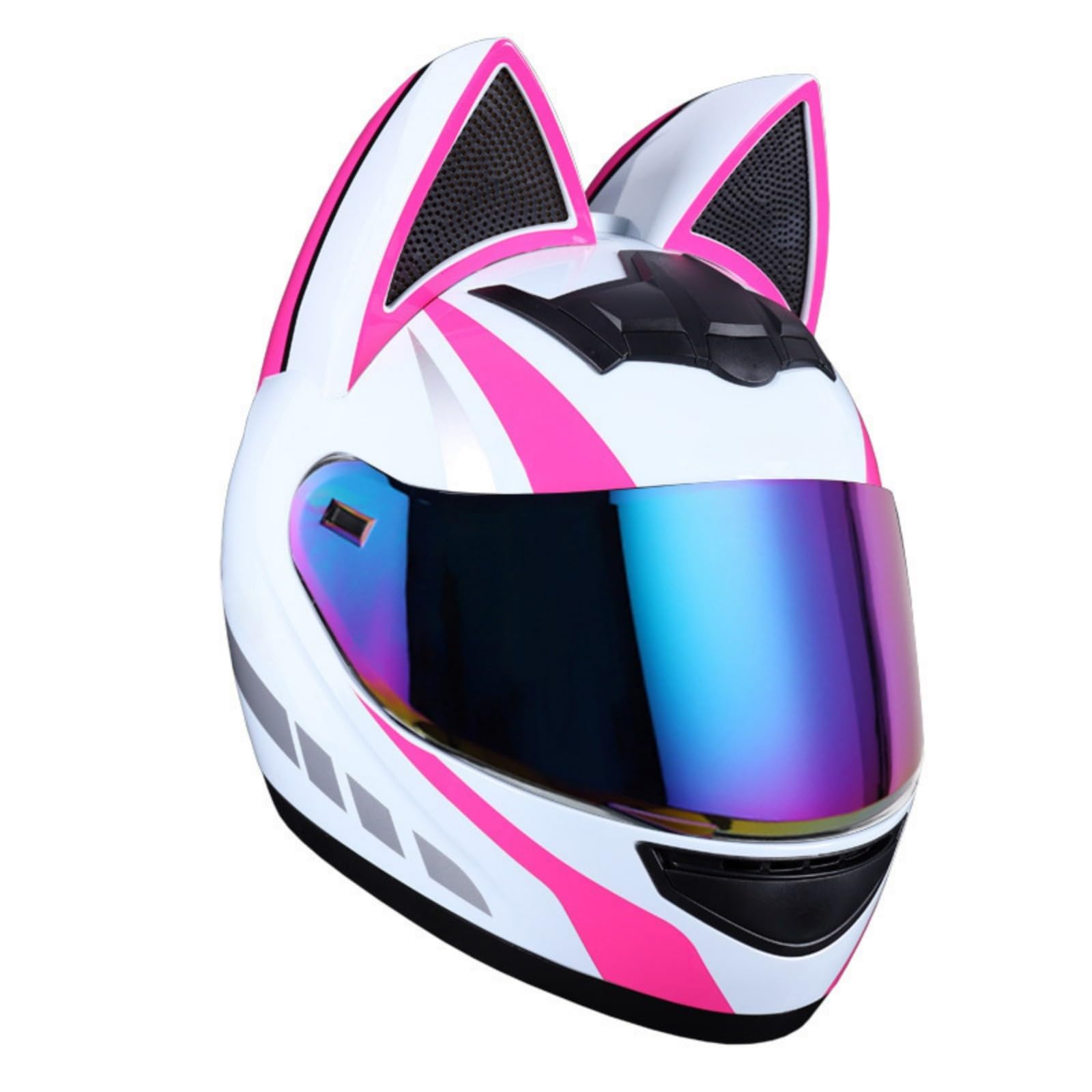Kask motocyklowy motocyklowy, damski kask motocyklowy, kask motorowerowy z wizjerem, homologacja ECE 2205, na wszystkie pory roku
