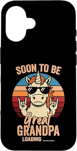 Soon to Be Great Grandpa Promoted to Great Grandpa Est. 2026 Case for iPhone 16