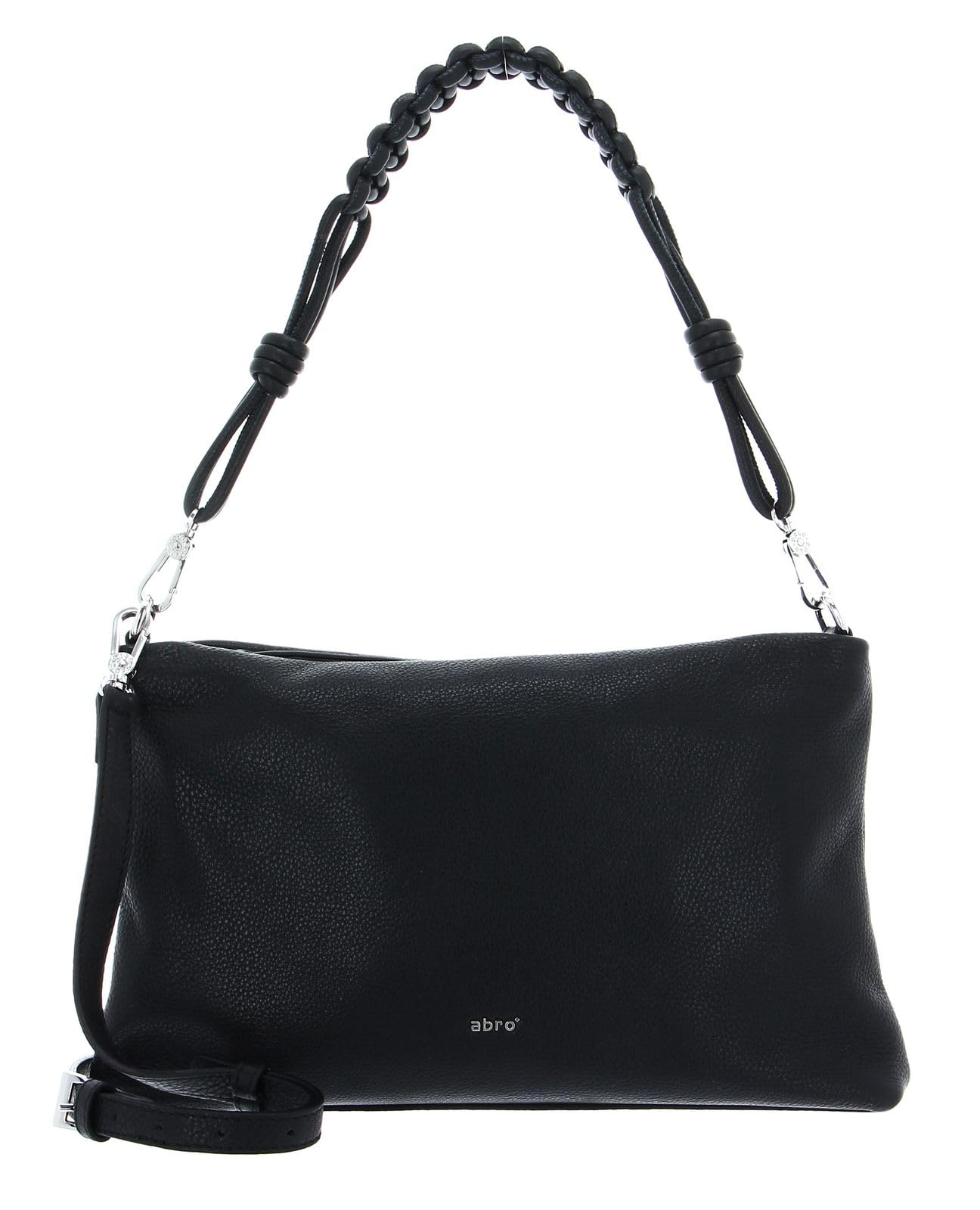 Sac bandoulière ABRO Dalia cuir noir, l'accessoire idéal de vos journées urbaines