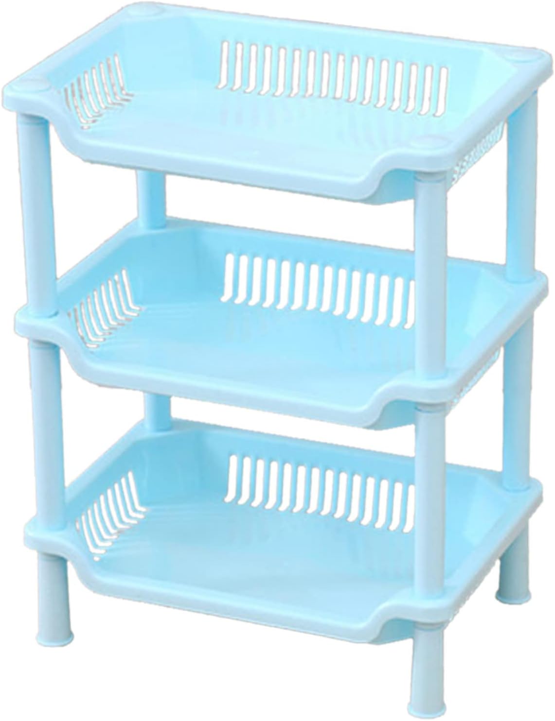 3 Tier Shower Caddy Organizer Shelf Corner, Shelves Organizer Freestanding Multipurpose Rack Organizer Detachable Shower Caddys Organizer Toilet Shelf Unit for Home (Square 118mm / 4.6in)