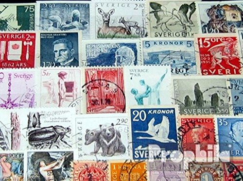 Prophila Collection Svezia 200 Diversi Francobolli (Francobolli per i Collezionisti)