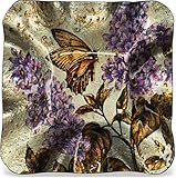 Angelstar 19182 Majestic Monarch Square Plate, 10-1/2