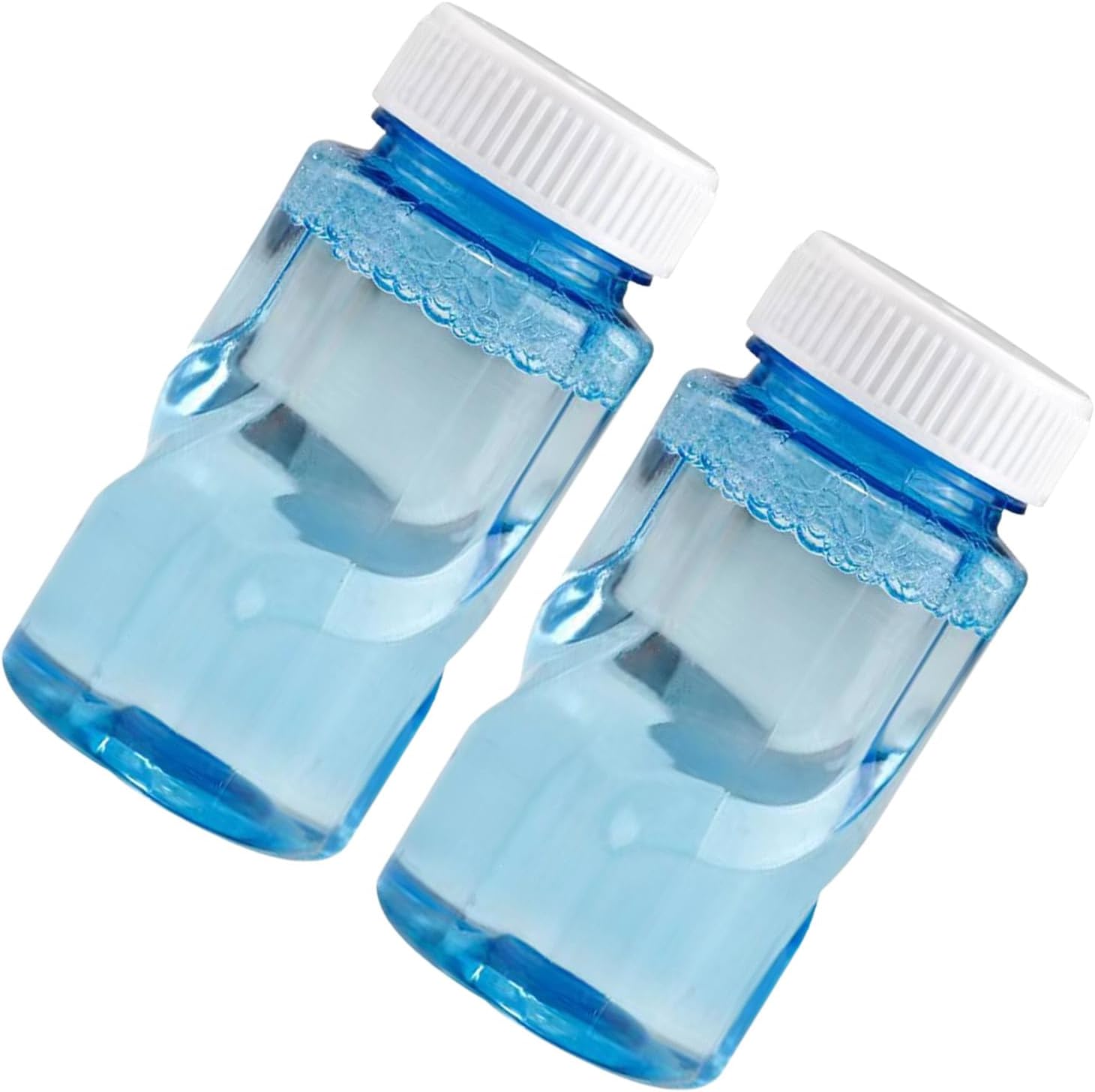 Bubble Solution Refill 2 Pack - Concentrated Liquid for Bubble Maker Machines | 50ml Each Bottle for Kids Toy Blowers, Party Events, Outdoor Play, Festivals, and Celebrations Colors May Vary