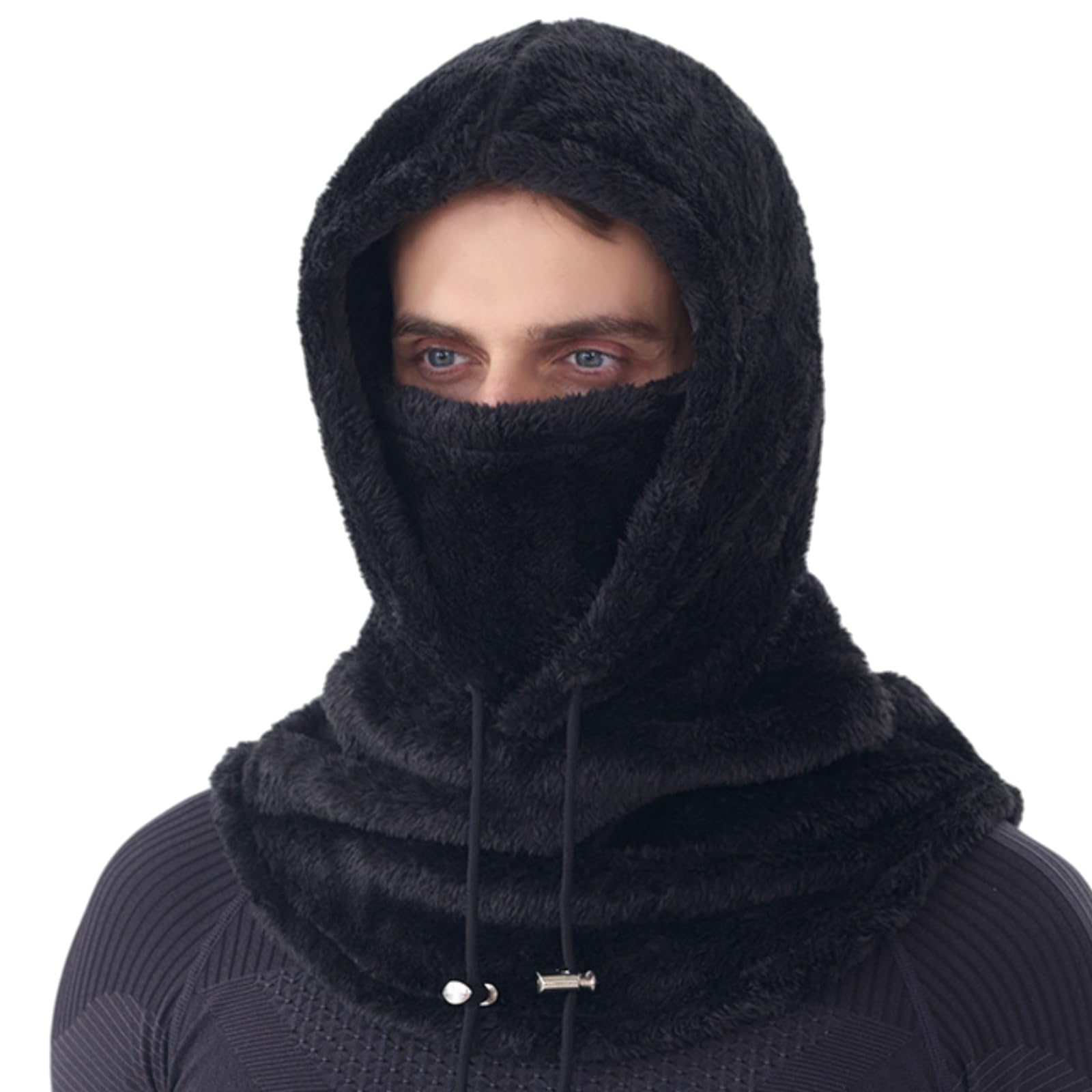 Balaclava Ski Mask Winter Fleece Thermal Windproof Hood Mask Helmet Cover Cap Neck Gaiter for Men Women Cold