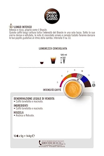 Miniatura 11 de NESCAFÉ Dolce Gusto LUNGO INTENSO Contiene 16 bebidas