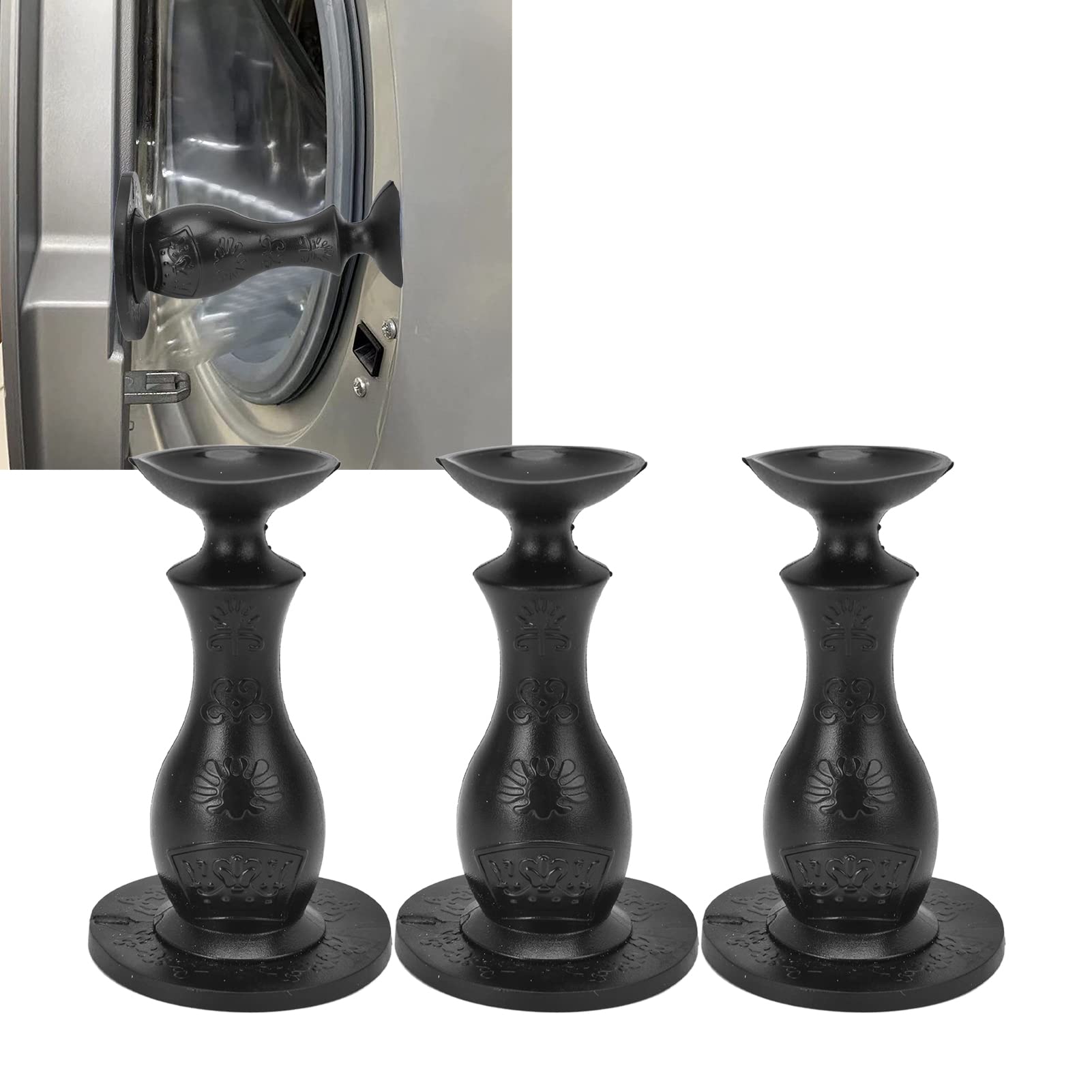 Butée De Porte Pour Machine à Laver à Chargement Frontal, Support De Porte Amovible – Butée De Porte Flexible Pour Garder La Porte De La Laveuse Ouverte Pour éviter Les Odeurs