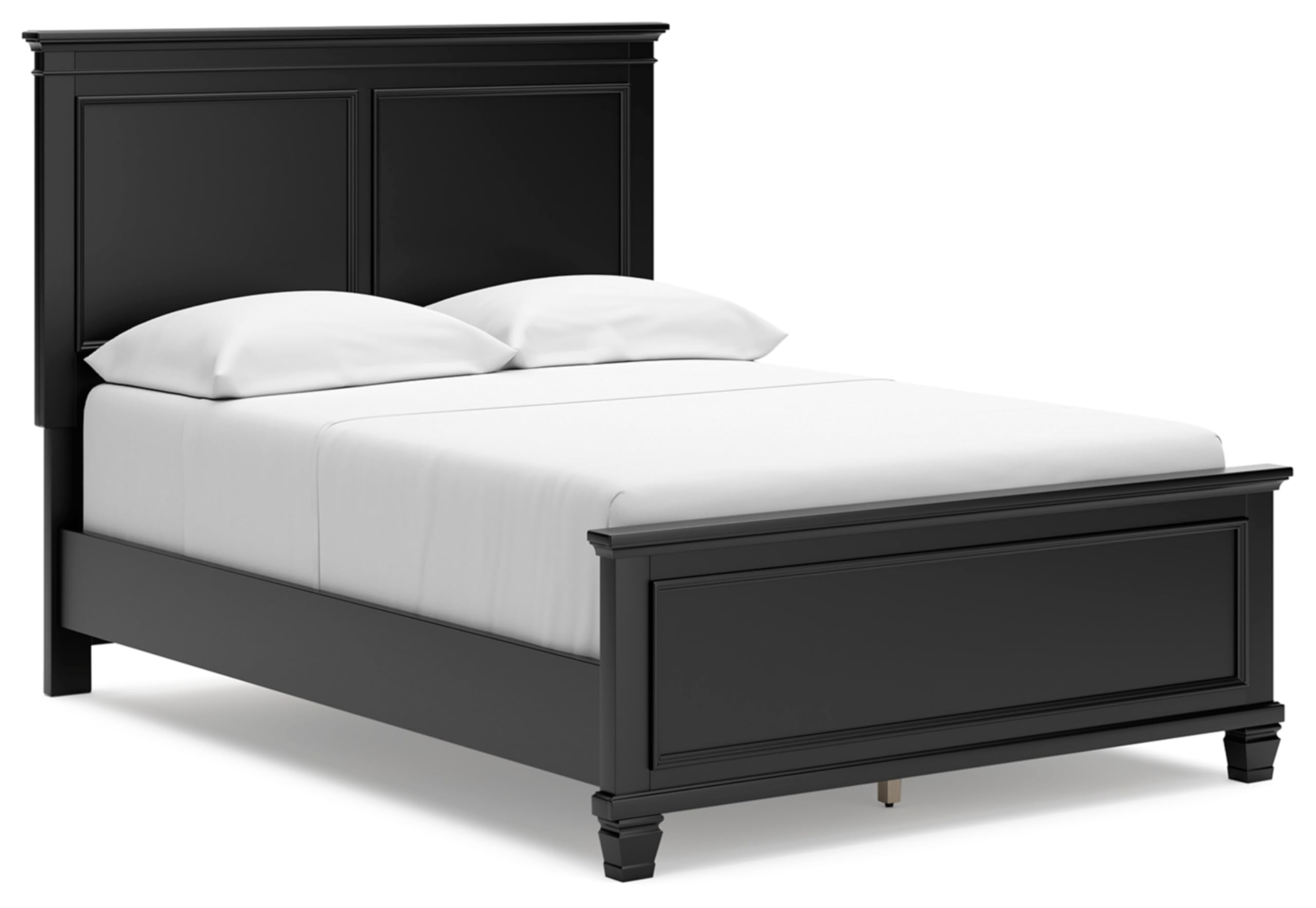 Signature Design by Ashley Lanolee Transitional Full Panel Bed, Black