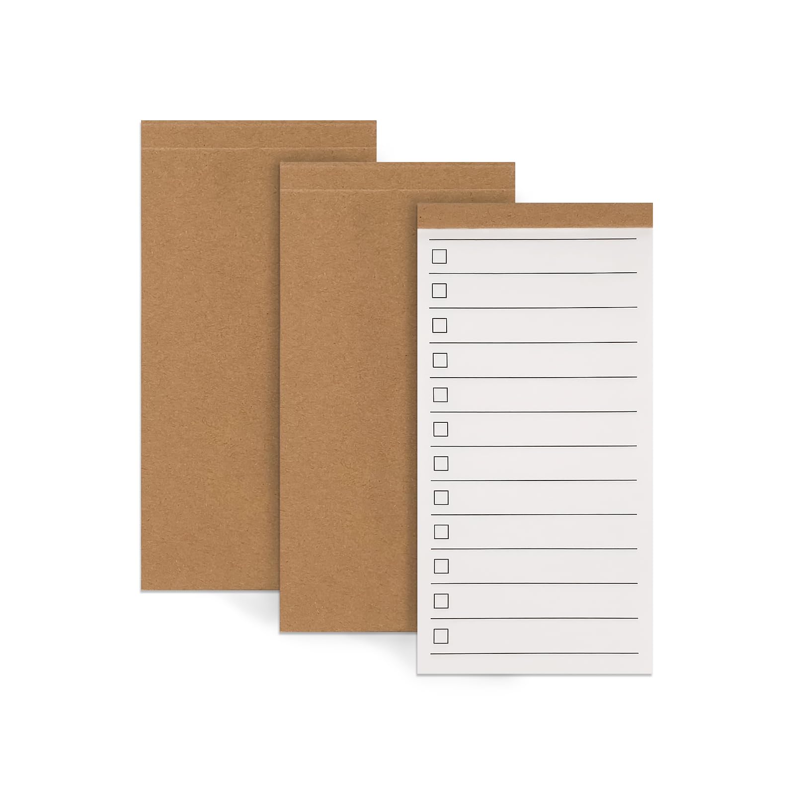 Newkita 3 Pack Daily To Do List Notepad, 2.7x 5.3 Inch Pocket Notepad, Lined Paper for Wish List, Memo Pad, School Supplies, Grocery List, Meal