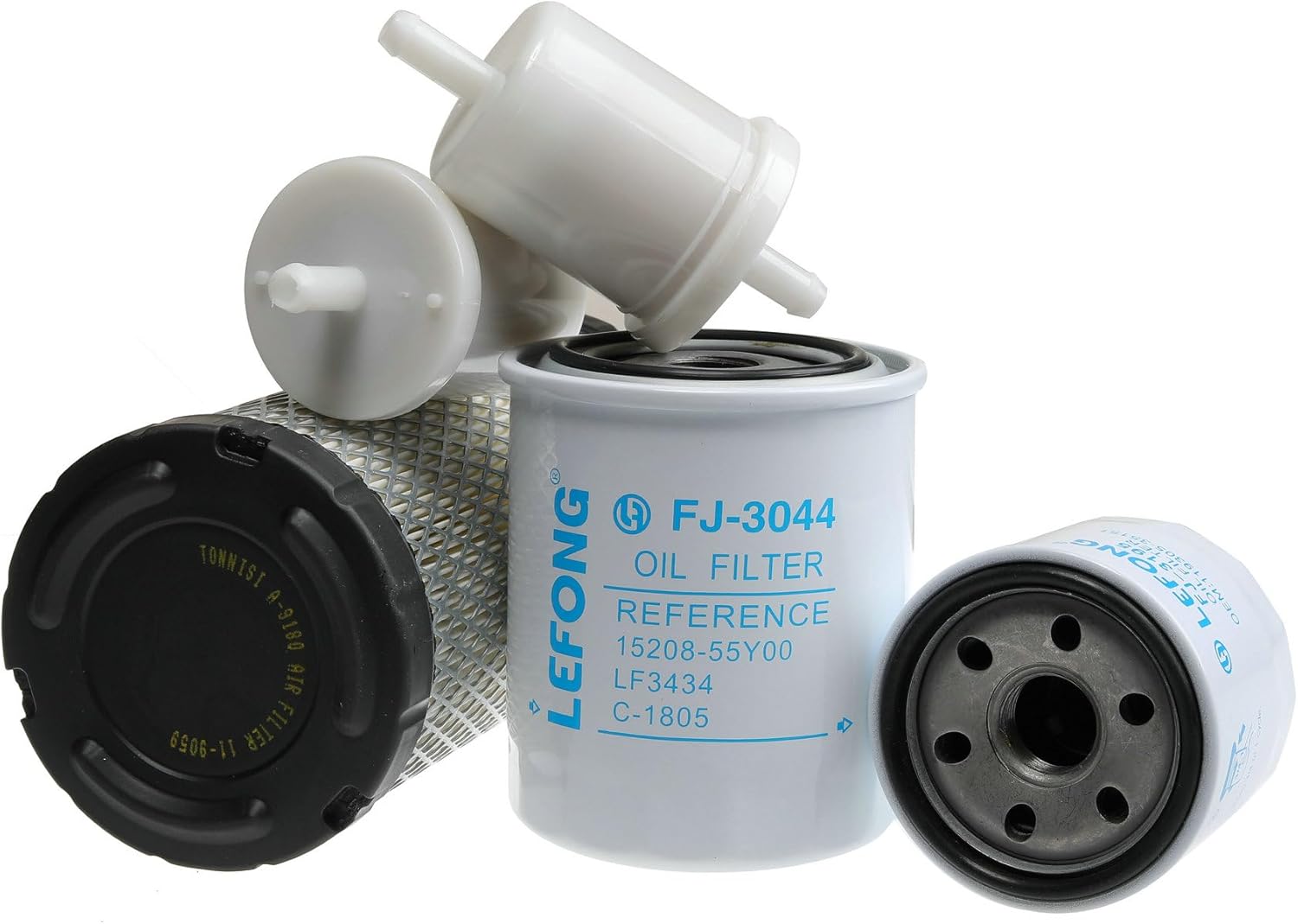 ST-3044 Air Oil Fuel Hydraulic Filter Kit Fits Kubota BX series Bx23s BX24 BX25 BX1500 BX1800 BX1830 BX1850 BX1860 BX1870 Bx1880 BX2230 BX2350 BX2360 BX2370 Bx2380 tractor (5 Pcs)