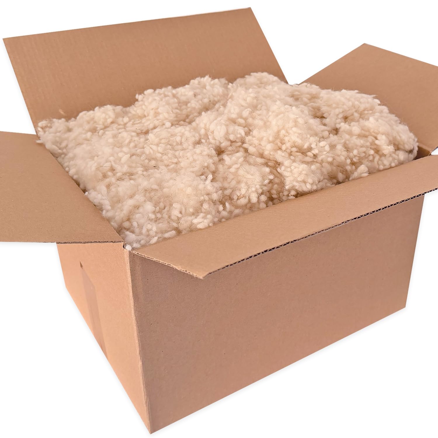 1 kg Schafwollkügelchen kbT, Kissenfüllung, Füllmaterial, Schafschurwolle, Schurwolle, Kopfkissenfüllung (1kg-Schafwollkügelchen)