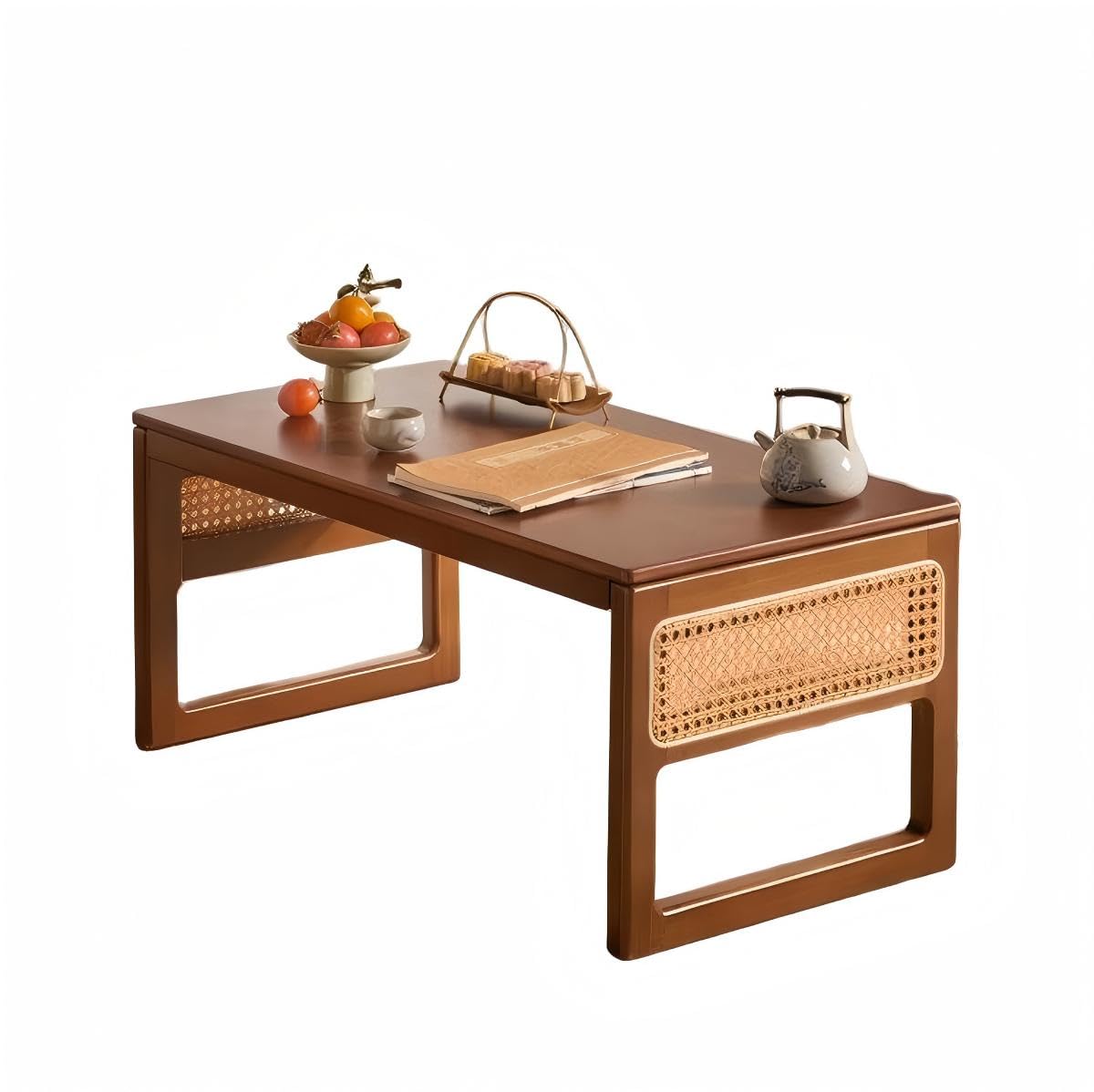 Table basse nomade en bambou pour vos moments de détente au balcon