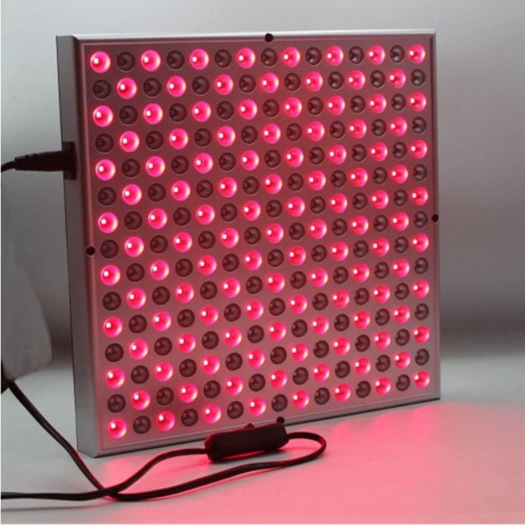 Zyxdk Red and Near Infrared 660nm& 850nm Red Light Therapy Device, 45W LED Light Therapy Lamp, Clinical Grade Home Use Whole Body Relax Panel (Color : Gray)