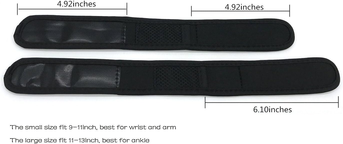 VIEEL New Adjustable Arm&Ankle Running Band Fastener Wristband Band with Mesh Pouch For Fitbit flex 2 , Blaze Watch, Alta, Flex, One Fitness Tracker Wristband (Black, 13'') : Electronics