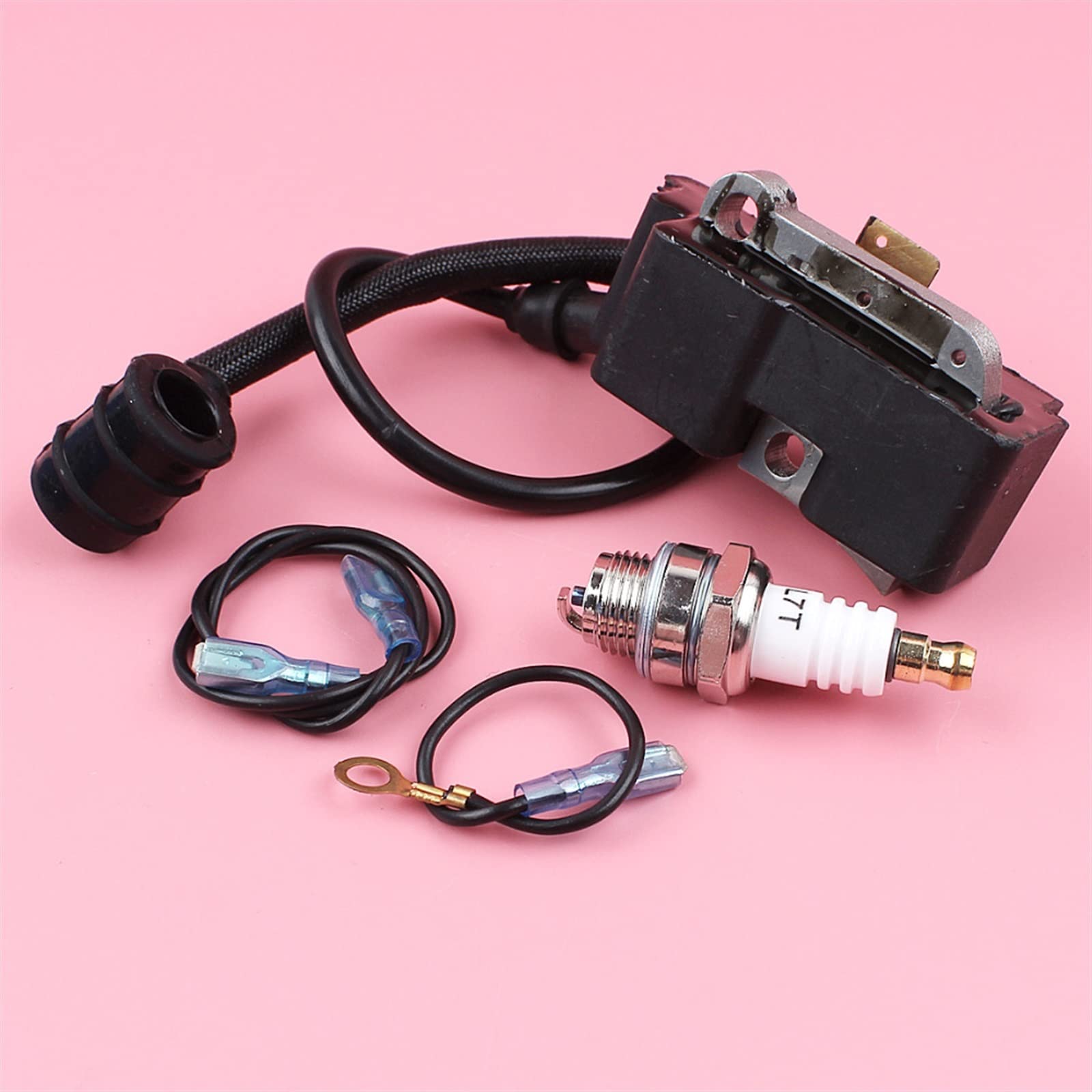 Module de bobine d'allumage Kit de bougies d'allumage for Husqvarna 340 345 346XP 350 351 353 355 357XP 359 Pièce de rechange for tronçonneuse Бензопила