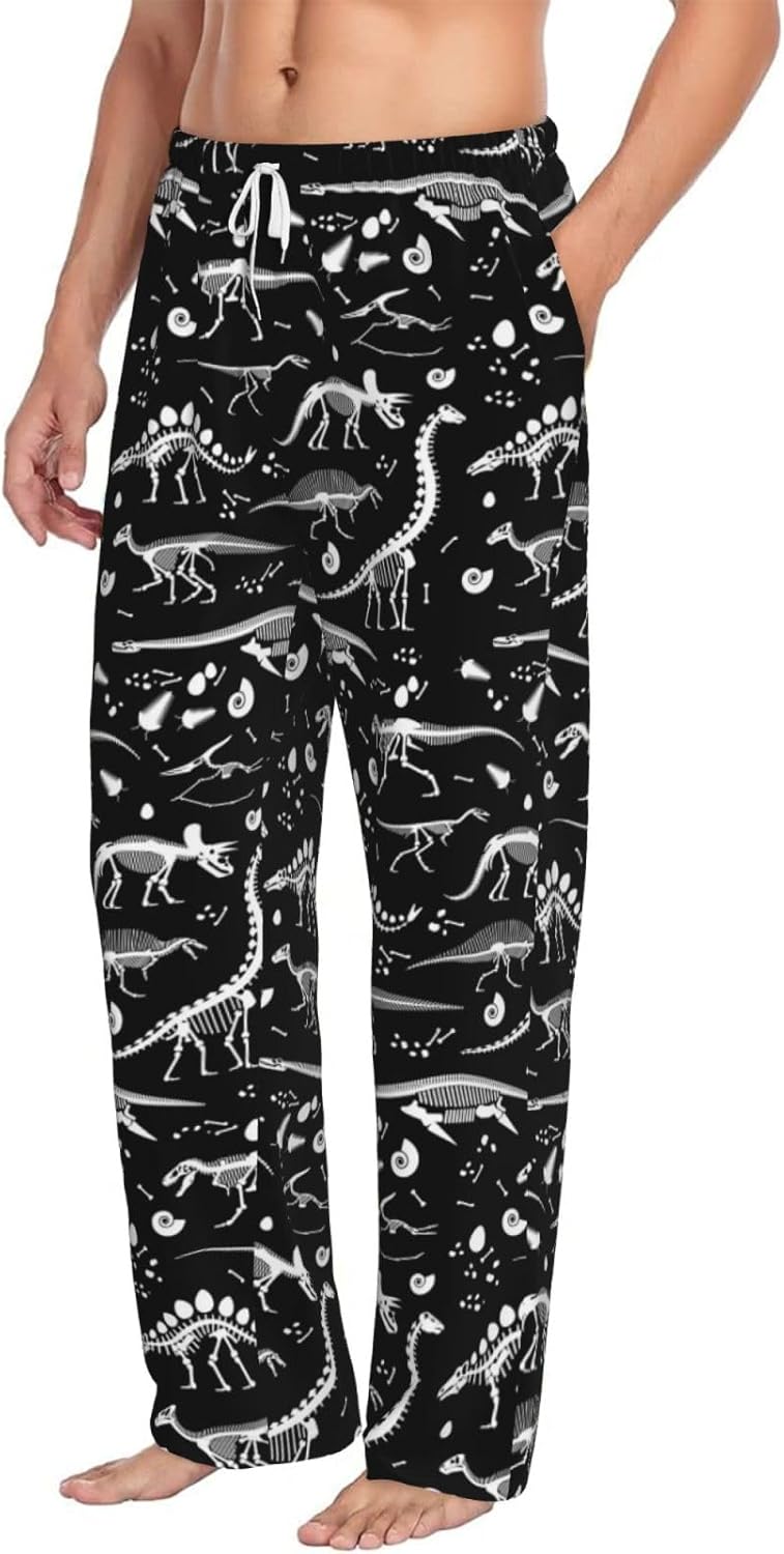 Men's Pajama Pants Fashion Pajama Pants Men Christmas Trees Pajama Bottoms with Pockets Drawstring - Image 5