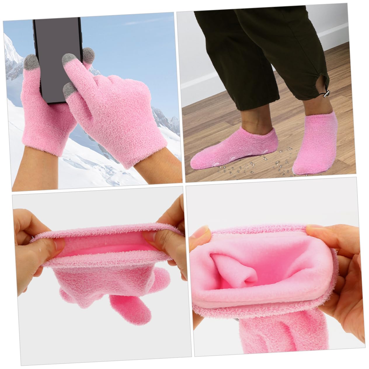 VALICLUD Touchscreen Handschuhe Aus Garn Fäustlinge Handwärmer Handschuhe Winterhandschuhe Handwärmer Handschuhe Laufhandschuhe Warme Handschuhe Touchscreen Handschuhe