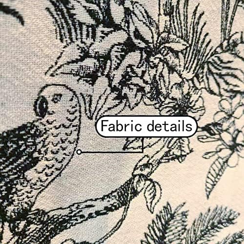 Large capacity handbag linen cotton flower embroidery retro exquisite doodle fashion shopping bag - Image 3