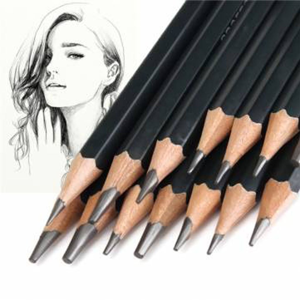 Amazon | 14個 スケッチデッサン鉛筆セット 12B10B 8B 7B 6B 5B 4B 3B