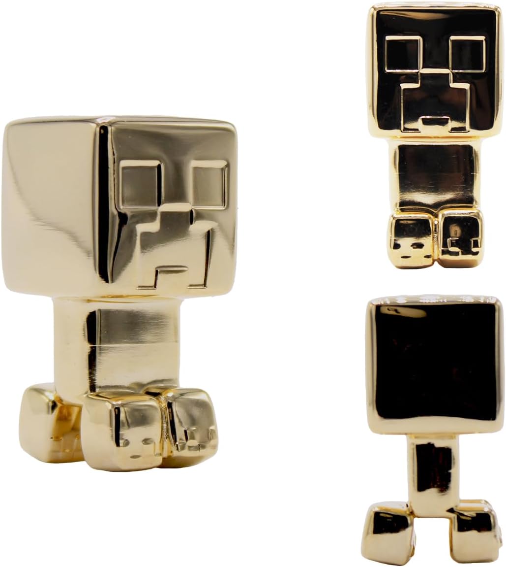 Minecraft Mine Kit – Dig Your Own Mystery Block with Mini‑Figure, Iron Pickaxe, Water‑Soak Mining Activity, Collectible Gold‑Plated Creeper (1‑in‑48), Gift for Kids 3+ - Image 5