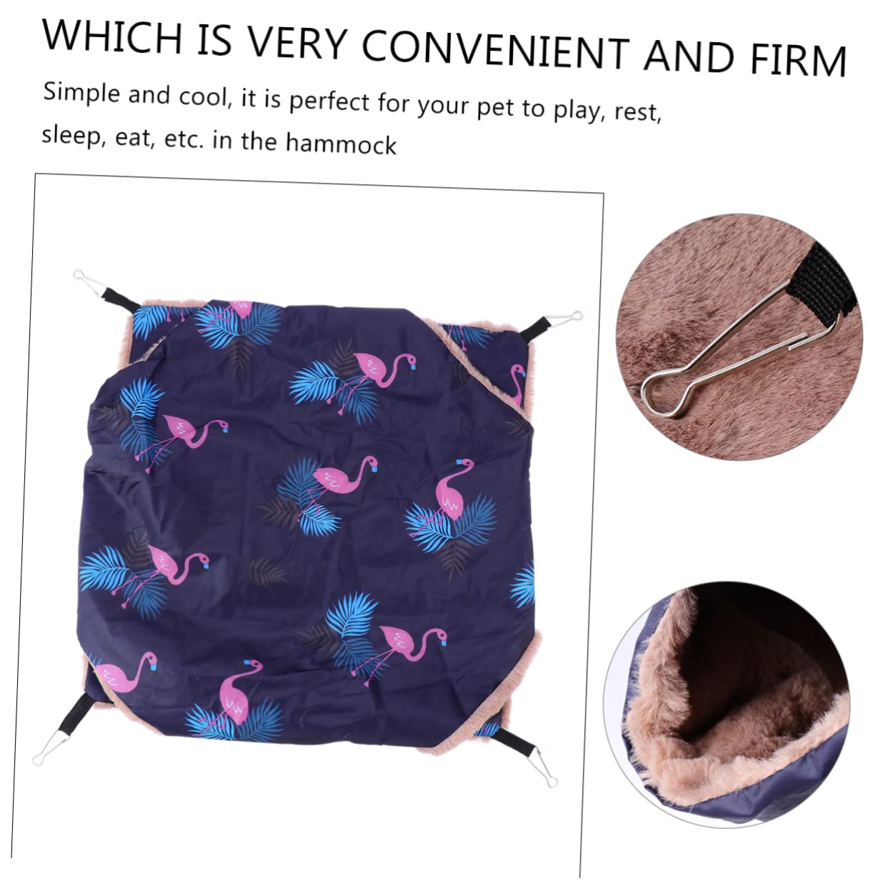 POPETPOP 2stücke Indoor Hammock Für Kleintiere Doppellagige Hängematte Weichem Fleece Warmes Schlafbett Für Hamster Frettchen Und Chinchillas Platzsparend Und Tragkraft