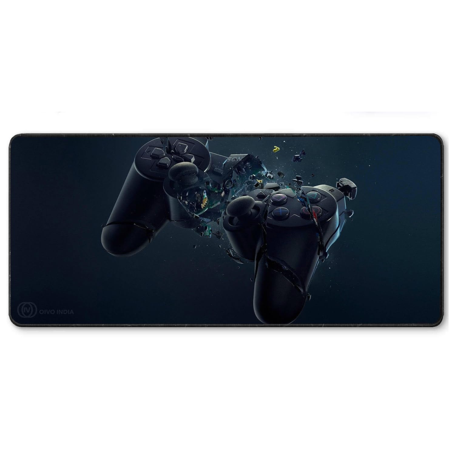 OIVO INDIA Gaming Mouse Pad, Large Extended Desk Mouse Pad, Non-Slip Spill-Resistant Mousepad Anti-Fray Stitched Edges for Gamer/Office/Home 600 x 300mm (Black) (B0CR8BMPGW) Amazon Price History, Amazon Price Tracker