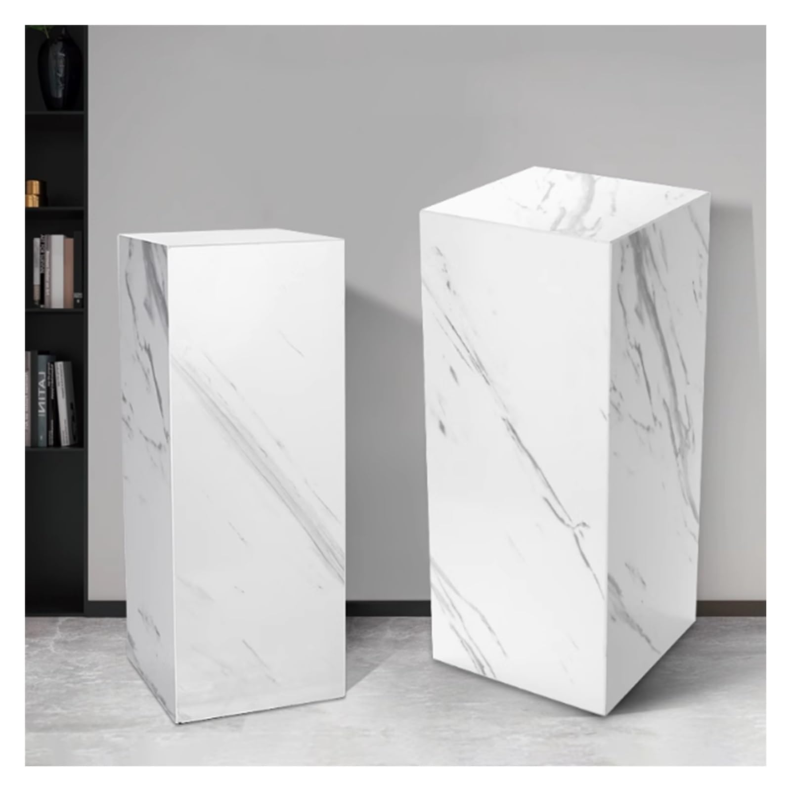 LYDBMYT Pedestal Stand, Weddings Parties Pillars, Mannequins Display Platform Base, Display Risers for Clothing Store Boutiques Bridal Shop(50x50x10cm)