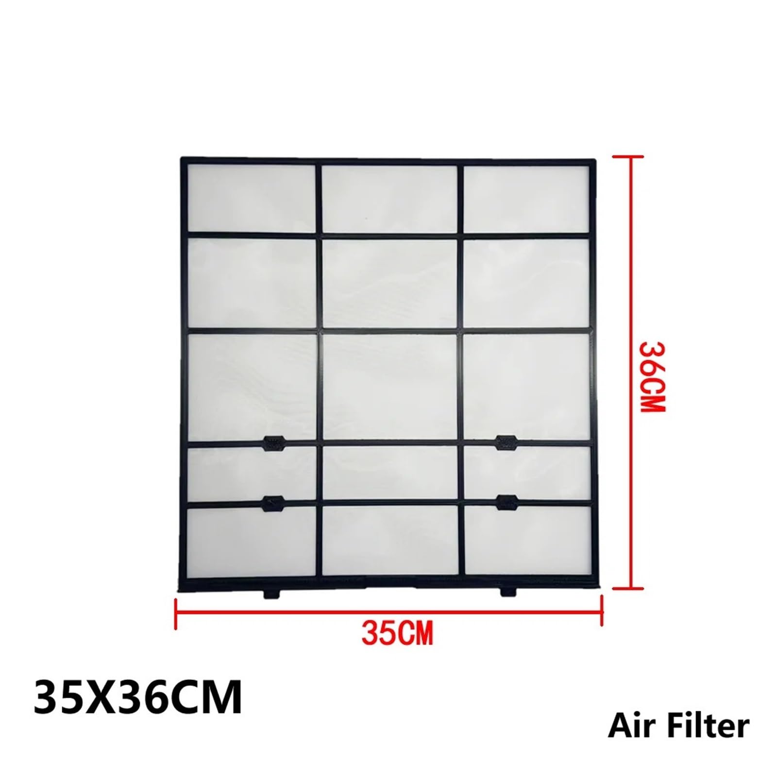 HIZON 2 Pezzi, Compatibile con Fujitsu, Filtro del condizionatore d'Aria | 35X36 cm 9380997009 Filtro antipolvere for aria condizionata di tipo versato