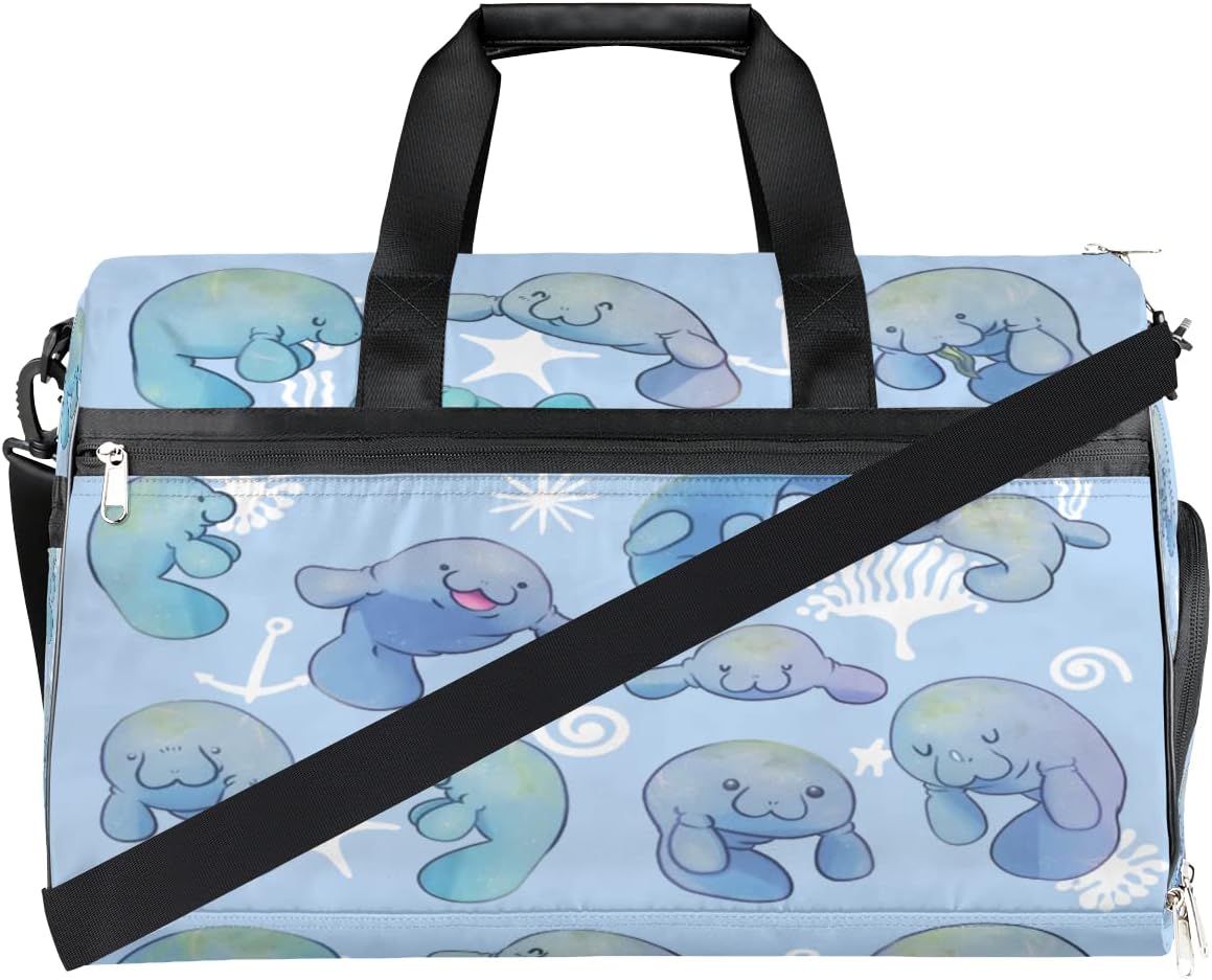 HUXINO Cute Animal Seal Sea Dog Travel Duffel Bag Sports