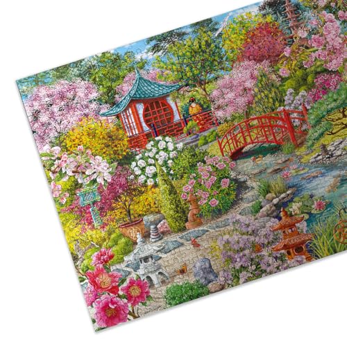 Gibsons Japanese Garden 100XXL Piece Jigsaw Puzzle for Adults - Beautiful Colourful Jigsaw Extra Large Pieces -Sustainable Premium 100% Recycled Board - Great Gift - Image 7