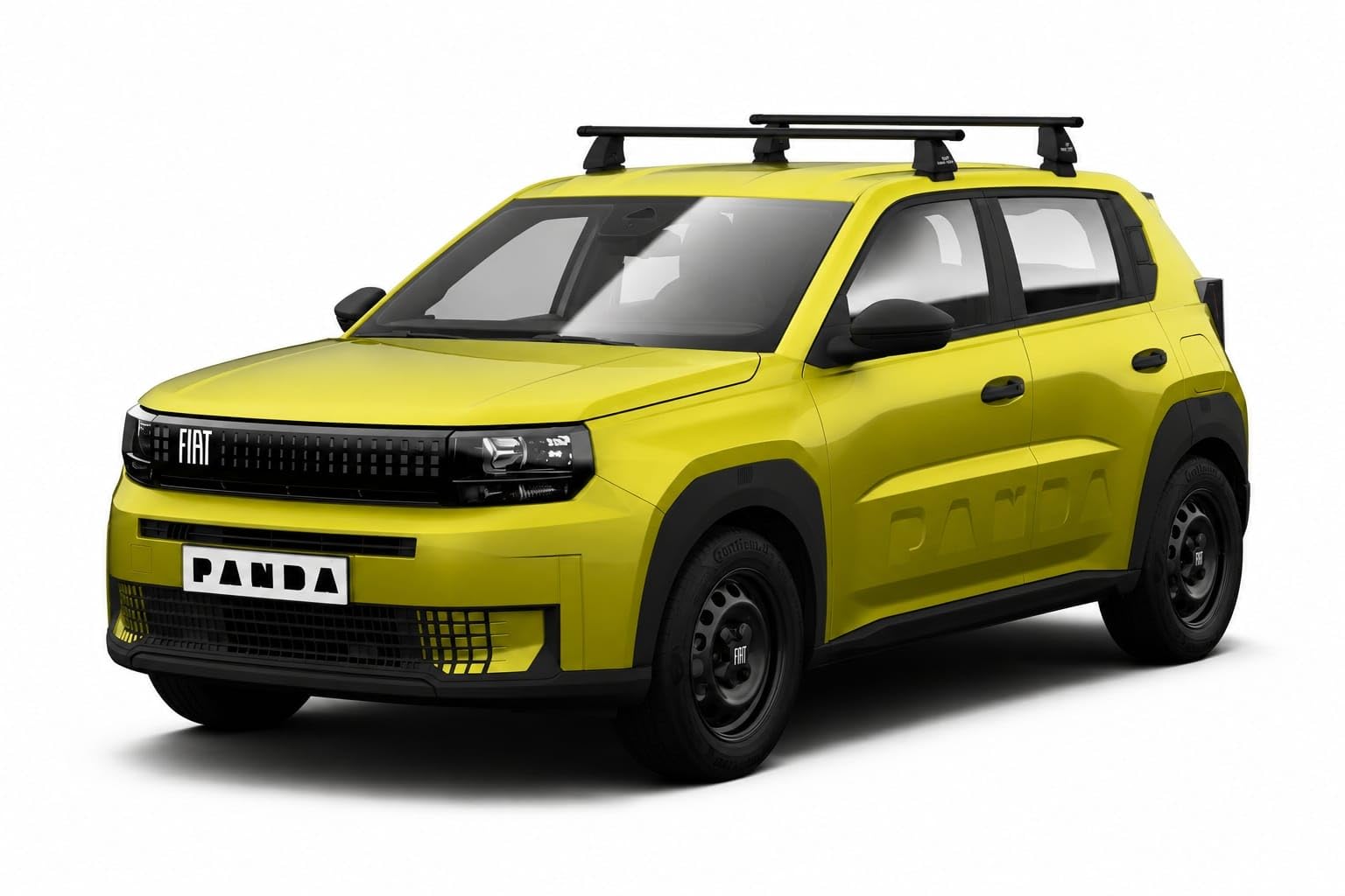Barre Portatutto Compatibili con Fiat Grande Pande - Portapacchi da Tetto Premontate per Auto con Tetto Liscio - Design Moderno e Semplice Montaggio
