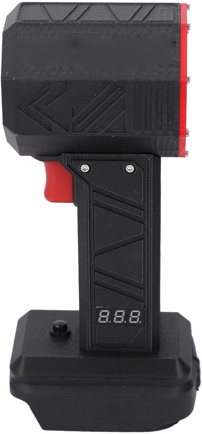 Cordless Air Blower with Brushless Motor 50mm, 1KG Thrust, Real Time Voltage Display for Car Interior, Room & Keyboard Cleaning, Heat Guns